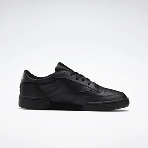 Reebok Club C 85 Men's Shoes kicks sneakers Black Charcoal